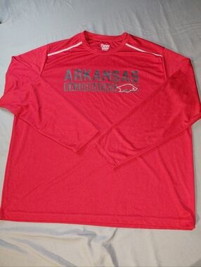 Arkansas Razorbacks Long-Sleeve Athletic Tee XL/XT